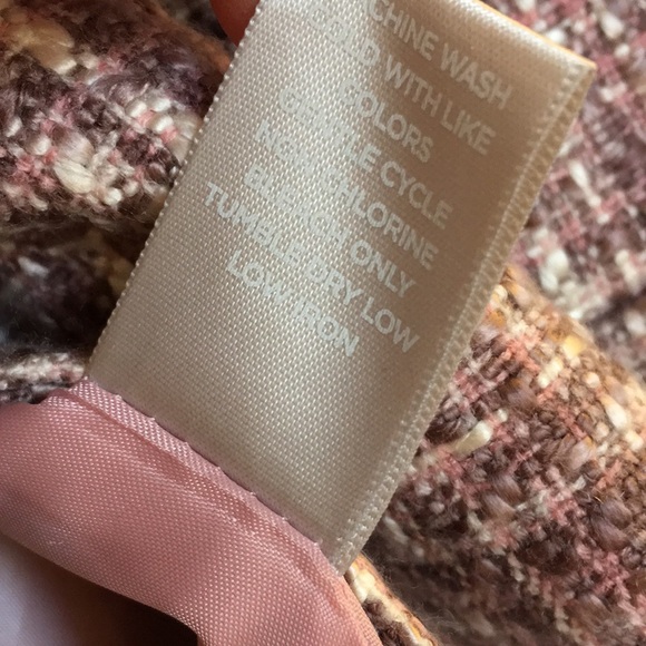 26W Avenue Pink Tweed. 🎀 Brand New Tweed Jacket, with Peter Pan Collar. - Picture 13 of 14